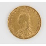 Victoria 1889 gold sovereign