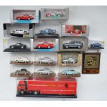 Collection of 1/43 diecast Porsche models from Minichamps, Onyx, Brumm, Vitesse etc, a 1/43