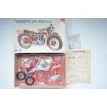 Esci 1/9 scale Triumph 3H-350cc plastic model kit (item no 6004), sprues factory sealed, with