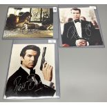 Pierce Brosnan and Halle Berry photo scene from 'Die Another Day' with signatures & 2 Pierce Brosnan