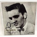 The Smiths photo of album cover, with Johnny Marr signature