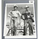 Pocket Money (1972) photo of Lee Marvin and Paul Newman, with signatures, 20.5cm x 25.7cm,