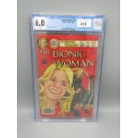 The Bionic Woman #1 (1977), Jack Sparling Cover & Art, CGC grade 6.0