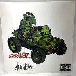 Gorrilaz 'Gorrilaz'(2001) album cover photo, with Damon Albarn signature