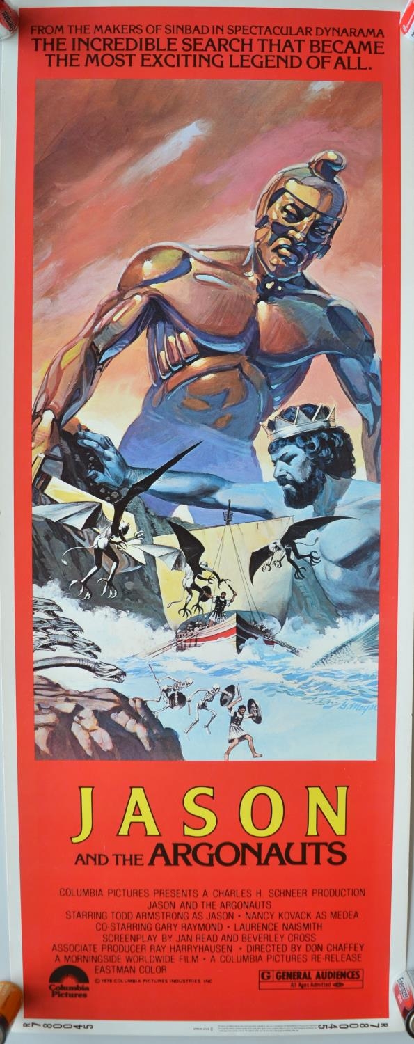 Original US release vertical format card stock insert poster for "Jason And The Argonauts" - Image 2 of 7