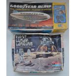 Revell Goodyear Blimp model with lighted moving message board (sealed electrical packs) and