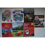 Seven MG/classic car books including Haynes Repairing And Restoring Classic Car Components, Haynes