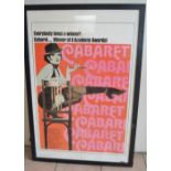 Original one sheet Allied Artists Pictures movie poster for "Cabaret" starring Liza Minnelli,