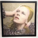 David Bowie 'Hunky Dory' LP, with David Bowie signature, with Certificate of Authenticity