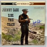 Johnny Cash 'Ride This Train' LP, with Johnny Cash signature, with Certificate of Authenticity