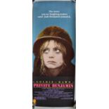 Original vertical format heavy card stock insert poster for "Private Benjamin" starring Goldie