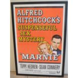 Original one sheet Universal Pictures movie poster for Alfred Hitchcock's "Marnie" (Successful Sex