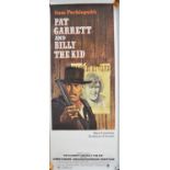 Original US release vertical format card stock insert poster for "Pat Garrett And Billy The Kid"
