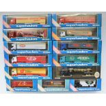 Thirteen boxed 1/64 scale Corgi Superhauler models, all appear in excellent/near mint condition,