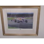 'Wining Formula' Craig Campbell signed limited edition print 191/850, 82cm x 66.5cm