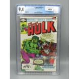 The Incredible Hulk #271, 1st comic book appearance of Rocket Raccoon, CGC grade 9.0