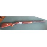 12B Bettinsoli over under ejector shotgun with 2 3/4" chambers nitro proof, 29 3/8" barrels with