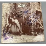 Foghat LP, with Rod Price, Tony Stevens, Roger Earl & 1 other signatures
