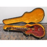 Gibson ES345 TD semi-hollow body electric guitar, serial number 628751, with rosewood finger