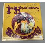 Jimi Hendrix Experience 'Are You Experienced?' LP, with Jimi Hendrix, Noel Redding, etc signatures