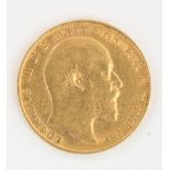 Edw. VII 1907 gold sovereign