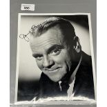 Jimmy Cagney photo, 20cm x 25cm, with signature, with Certificate of Authenticity