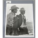 Pocket Money (1972) photo of Lee Marvin and Paul Newman,with signatures, 20.2cm x 25.6cm,
