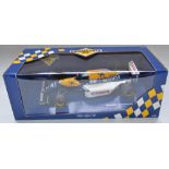1/18 scale diecast Williams Renault FW15 F1 race car, Alain Prost 1993. Model in excellent