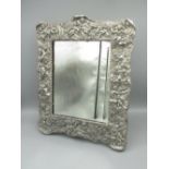 Anthea Turner Collection - C20th silver-plated frame dressing table, adorned with Cherub and