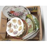 Mixed collection of limited edition and other plates from Royal Doulton, Coalport, Kaiser, etc. (1