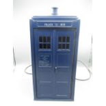 Frazer Hines Collection - Dr Who Tardis novelty telephone box, H approx. 44cm