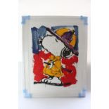 Tom Everhart (American b1952-); 'Prada Puss' Snoopy coloured lithograph on BFK paper, ltd ed. no