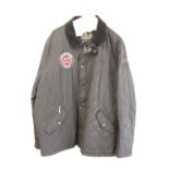 Roger Waters 'the Wall' quilted Barbour crew jacket for the 2011 European tour, size XXL