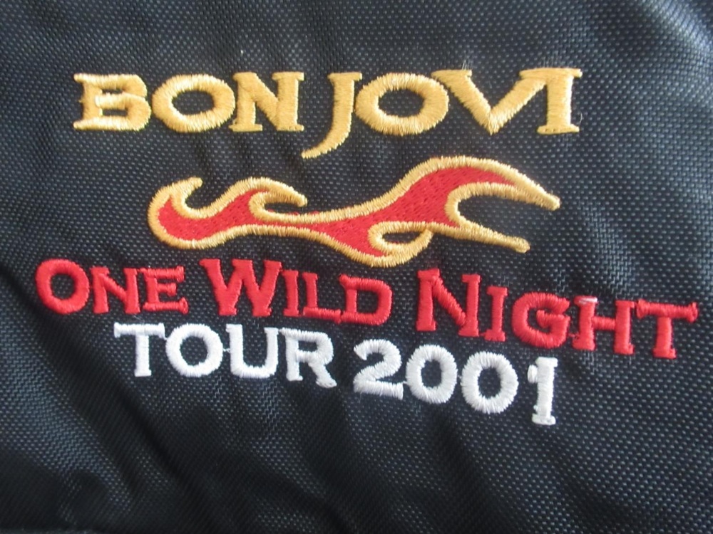 Bon Jovi One Wild Night 2001 crew parka jacket, size XL - Image 2 of 2