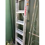 Aluminium step ladders