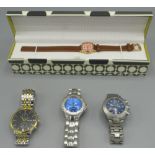 Adidas Quartz chronograph type wristwatch with stainless steal case on matching bracelet Quartz