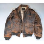 Avirex Type A-2 reproduction USAAF aircrew jacket "The Memphis Belle Home At Last" artwork to