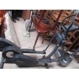 CV 950 fitness cross-trainer with fitness screen etc and a power plate