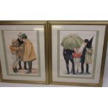 Frazer Hines Collection - After Frank N Ashley, pair of ltd.ed Horse Racing prints, studies of