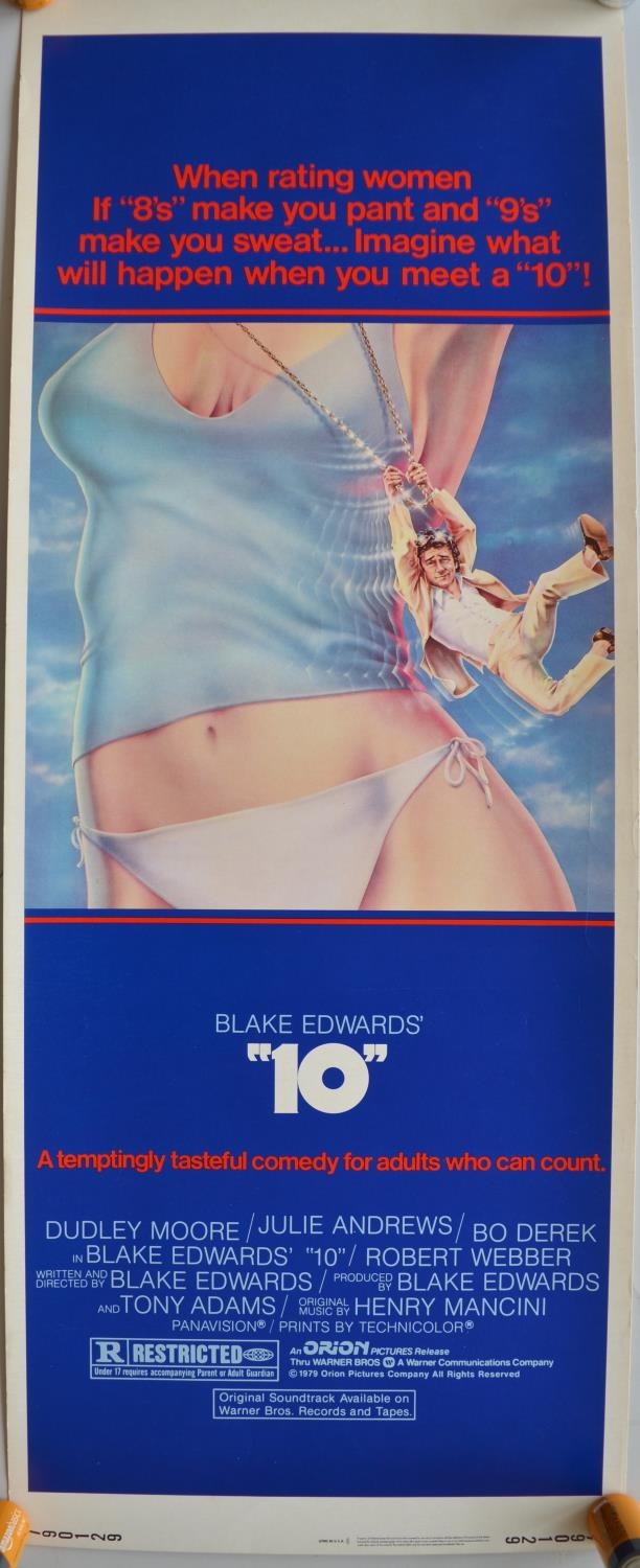 Original US release vertical format card stock insert poster for "10" starring Dudley Moore and Bo - Image 2 of 7