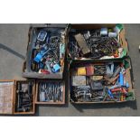 Collection of workshop tools and accessories to include tap and die sets, drill bits and reamers