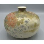 Anthea Turner Collection - Royal Doulton Burslem squat baluster vase, H approx. 12cm