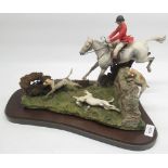 CSA Ltd hunting group figurine by D.Geenty, 211/250 (damaged)