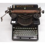Woodstock standard Model typewriter in Japanned Metal finish
