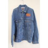 Kiss the Farewell Tour 2000 denim road crew jacket, size L