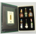 Classic Malts of Scotland 'The Distillers Edition' boxed set of six double matured single malt