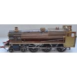 Partially built 3.5" gauge live steam all metal 4-6-0 "Doris" model loco only, no tender with