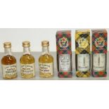 Gordon & MacPhail Tartan Miniature Collection - Two Glen Grant Highland Malt Scotch Whisky distilled