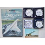 The Concorde Story by Concorde pilot and Captain Christopher Orlebar, a vintage Concorde postcard