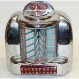 Seeburg 100 Wall-O-Matic American diner type wall mountable song selector, c1950s, H34cm